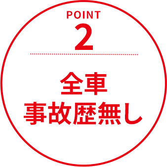 2.全車事故歴無し